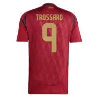 Maglia Calcio Belgio Leandro Trossard #9 Prima Divisa Europei 2024 Manica Corta